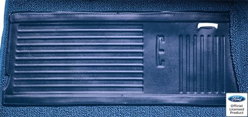 Repuesto de alfombra Edsel Citation 1958 - bucle - completo | se adapta a: 4 puertas, techo rígido Foto 3 de 4