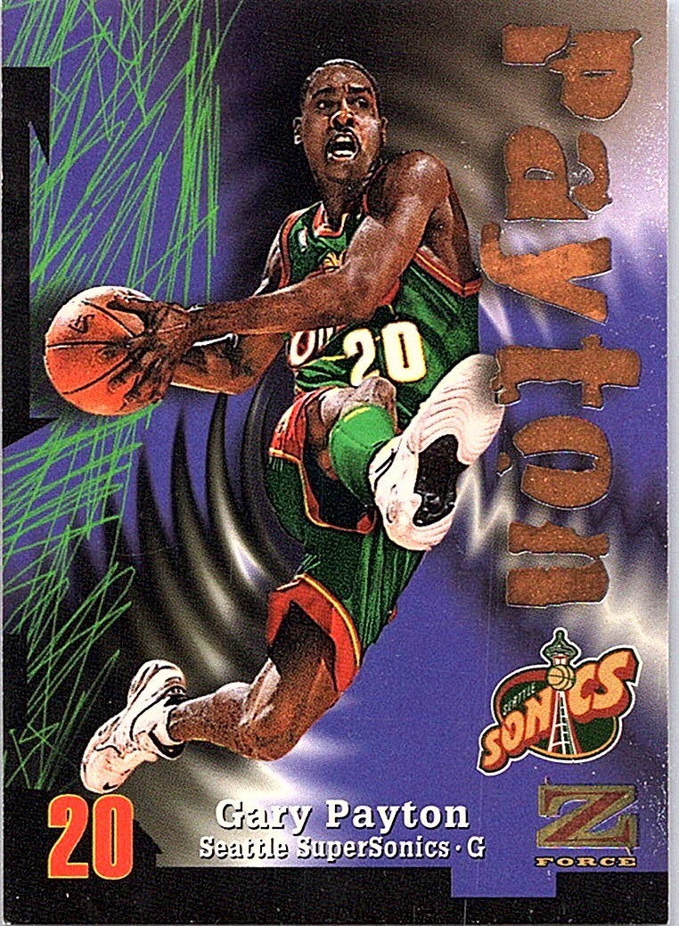 1997-98 Skybox Z-Force - Gary Payton #20
