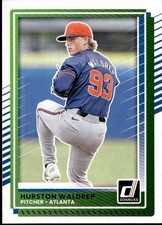 2025 Panini Donruss Baseball Hurston Waldrep Atlanta Braves #58