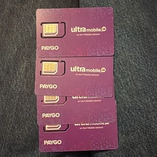 Ultra Mobile PayGo | $3/mo. Pay As You Go Plan + SIM Card with Talk, *4