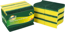 Heavy Duty Scrub Sponges by   Kitchen Dish, Sink and Bathroom Cleaning