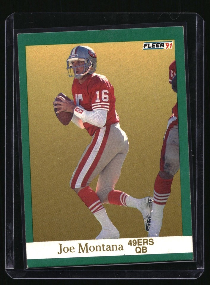 1991 Fleer Joe Montana #360 San Francisco 49ers