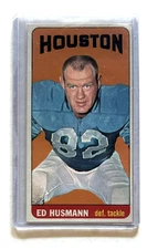 1965 TOPPS FOOTBALL #79 - ED HUSSMAN - HOUSTON OILERS  120425
