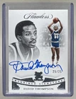 David Thompson 2018 Panini Flawless #EN-DTH Enshrined Auto 25/25
