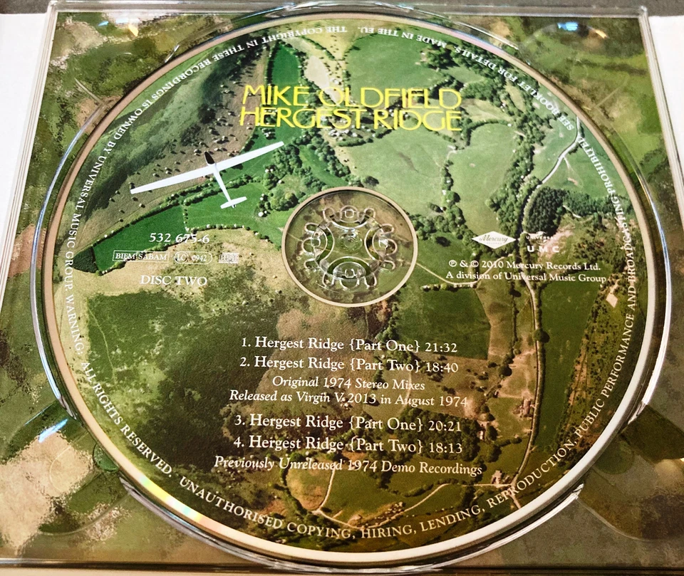 Mike Oldfield - HERGEST RIDGE - 2CD + DVD - Deluxe Edition - Mercury 2010 - NM! - Bild 4 von 4