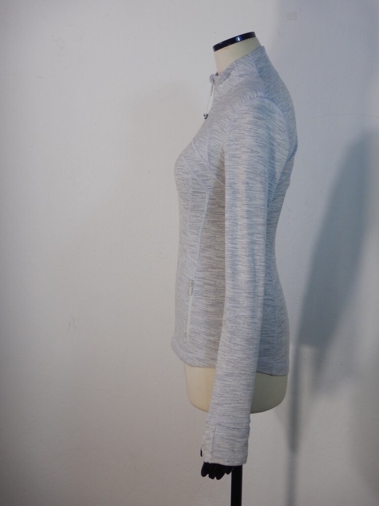 Lululemon DEFINE JACKET Wee Are From Space Sheer Blue Chambray Size