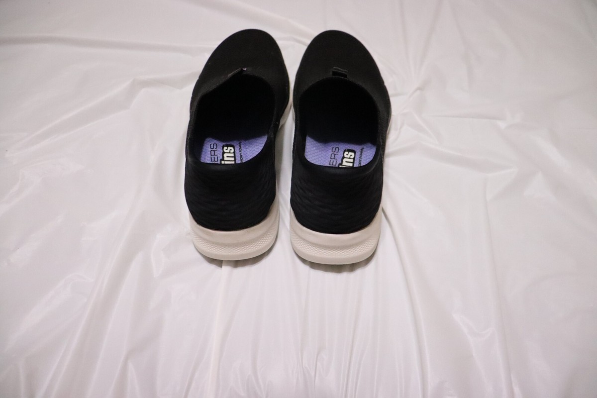 Shii　0331 Skechers Purple Go Walk 6 Fabulous View Womens Slip On Shoes