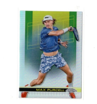 2024 Topps Chrome Tennis Max Purcell Refractor Parallel Card #13 Tennis Star