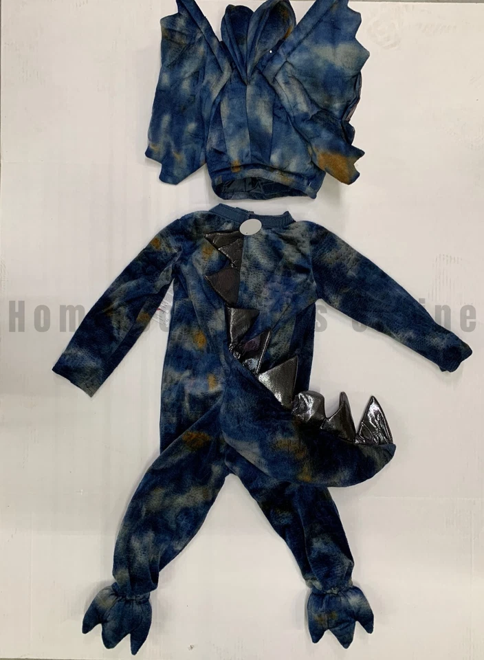 Disfraz de Halloween iluminado de dinosaurio Dilophosaurus Pottery Barn para niños 4 6 #432M Foto 2 de 4