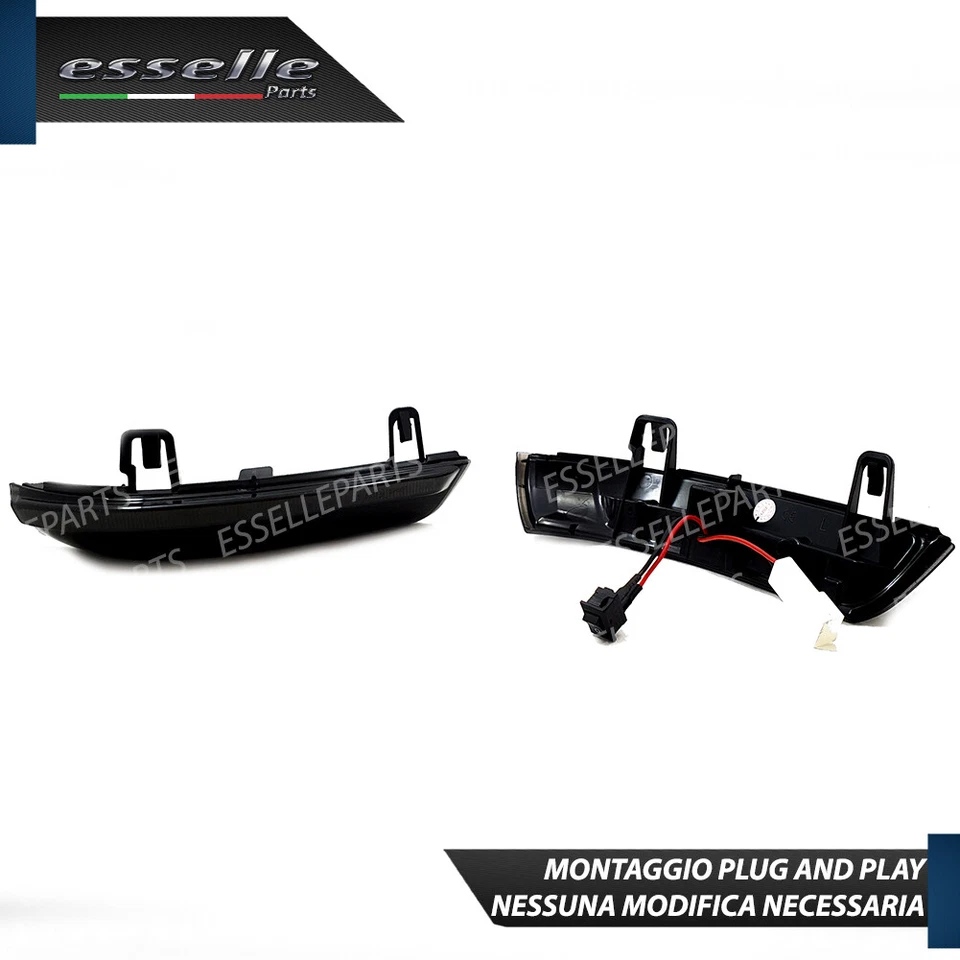 COPPIA FRECCE LATERALI PROGRESSIVE A LED PER VW EOS CANBUS DINAMICHE - Immagine 4 di 4
