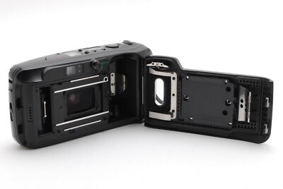 NEAR MINT w/Strap】Olympus μ mju Zoom Panorama Black 35mm