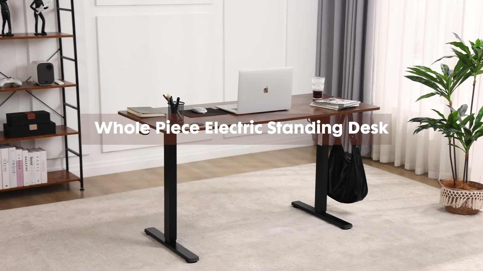 Electric Height-Adjustable Desk, Standing Desk With Splicing Board&Side ...