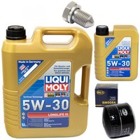 MotoröL Set 5W-30 6 Liter + ÖLfilter SM 5084 + Schraube FüR VW Transporter VI