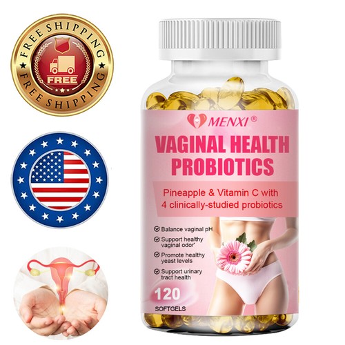 Vaginal Probiotics for Women pH Balance Prebiotics Lactobacillus 60 Servings
