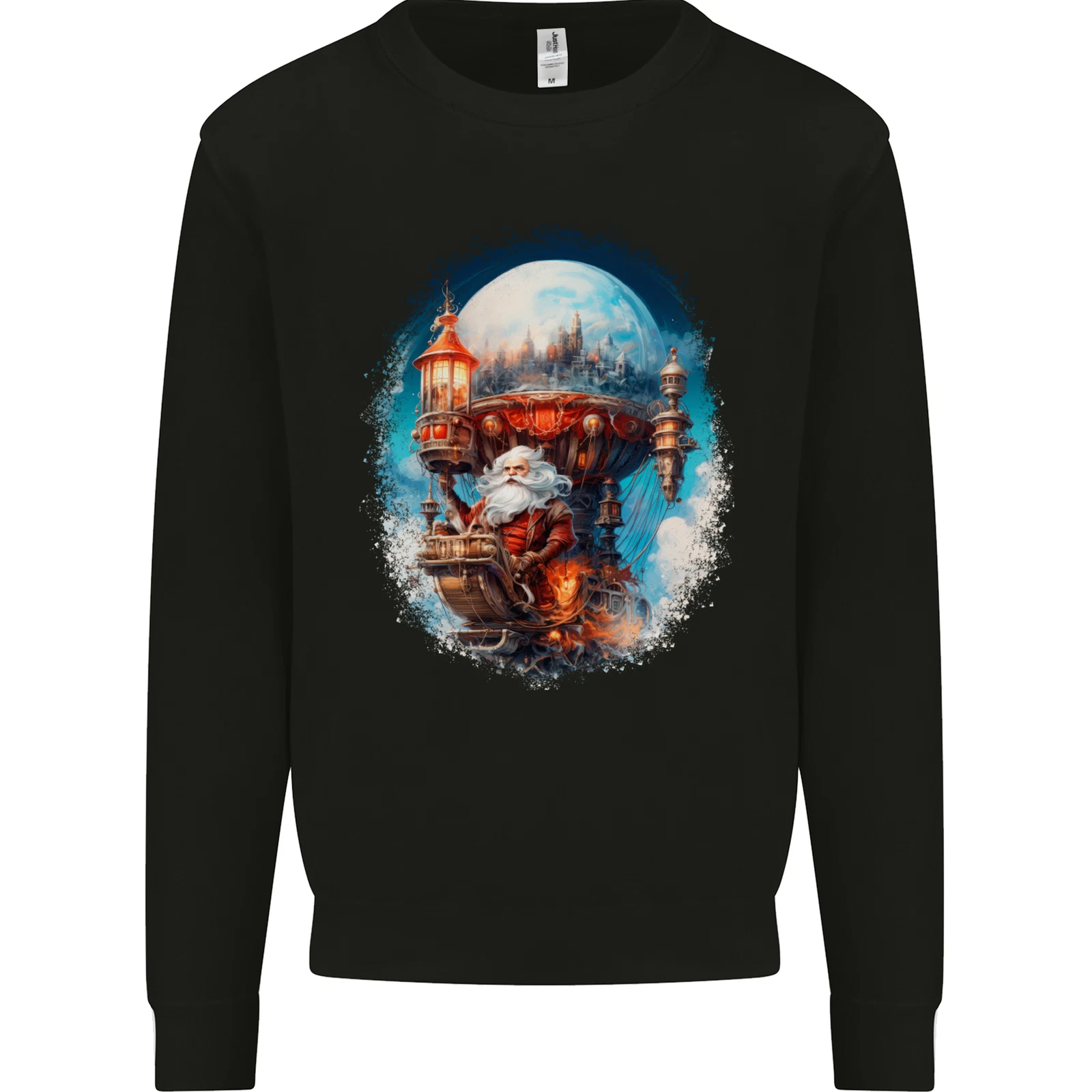 Fantasy Santa Claus Word Christmas Men's Sweatshirt