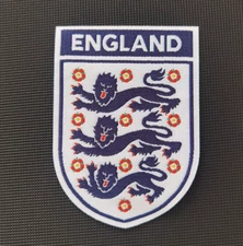 ENGLAND NATIONAL FOOTBALL CLUB - Soccer - WOVEN Iron-On Patch