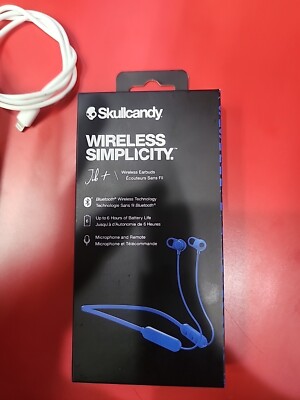 Skullcandy Jib Plus Wireless Headphones - Blue
