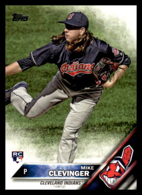 2016 Topps Update Mike Clevinger #US69 Cleveland Indians Baseball