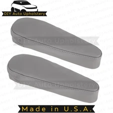 2001 to 2004 For Toyota Sequoia Driver Passenger Vinyl Armrest Covers Gray