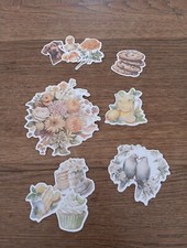 6X PAPER DIE CUTS FOR SCRAPBOOKING/JOURNALS MIXED PD121 