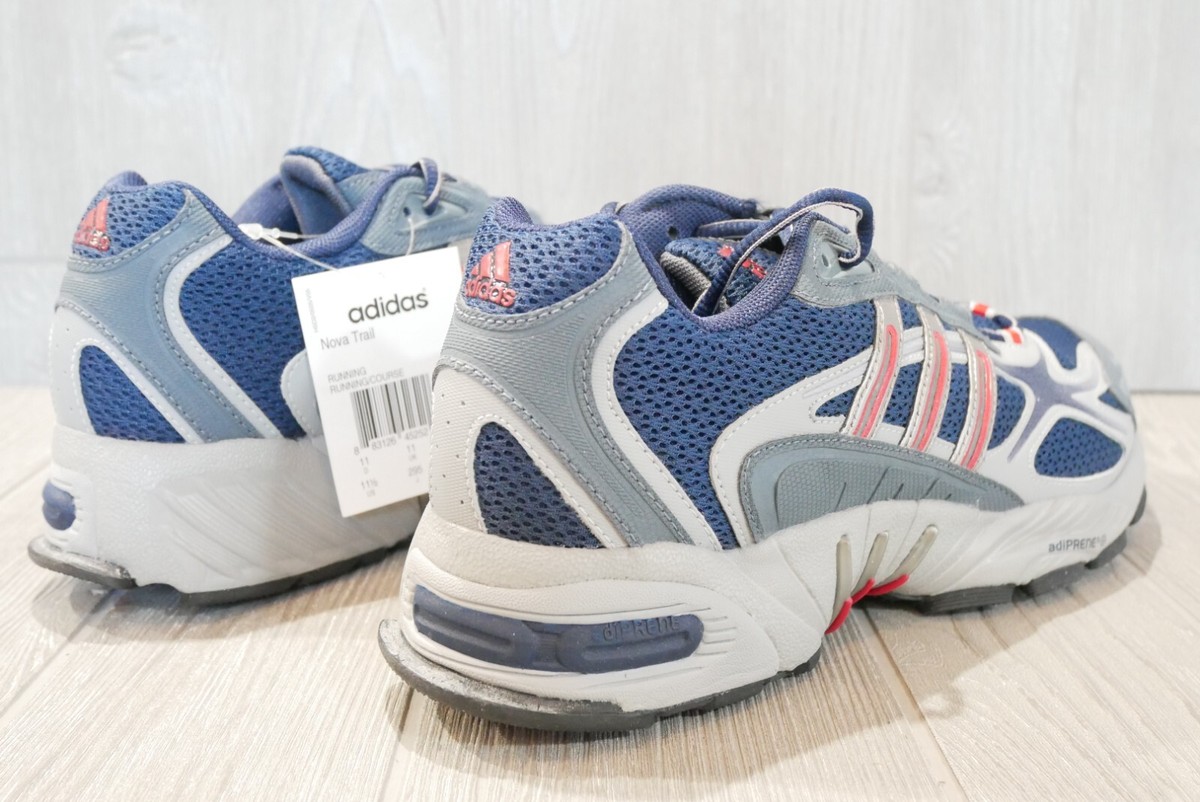 New Rare Vintage Adidas Nova Trail Running Blue 2006 Shoes  display picture 2