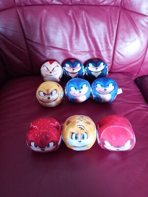 Mcdonald's 2025 Sonic The Hedgehog 3 Happy Meal komplettes Set & einzelnes Plüschtier Kuscheltier