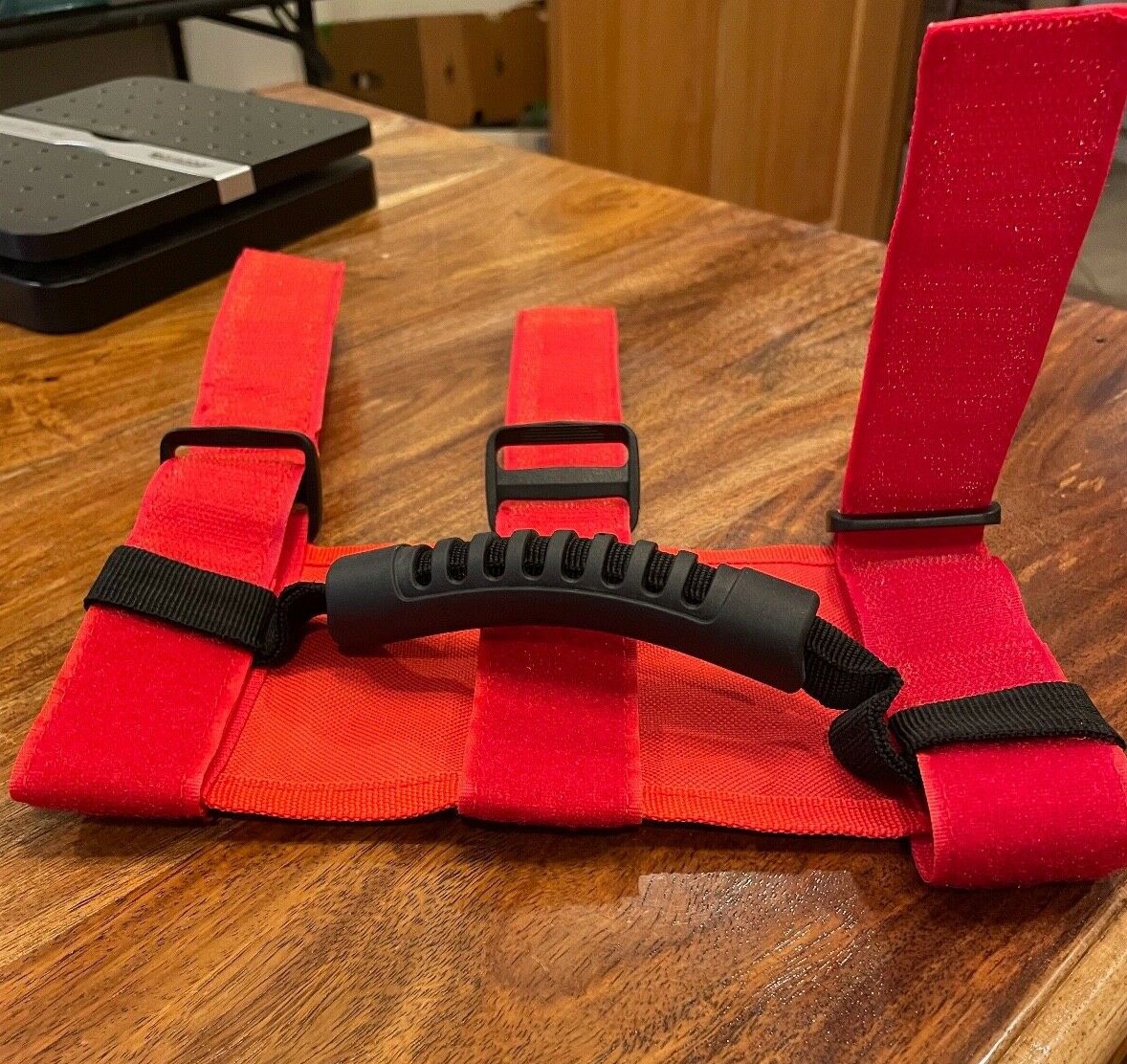 Moveland 2 Pack Grab Handle Set Compatible with Jeep Wrangler TJ YJ JK 87-22 red