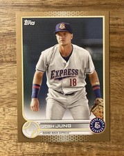 2022 Topps Pro Debut Baseball Josh Jung Texas Rangers Gold Base Card /50