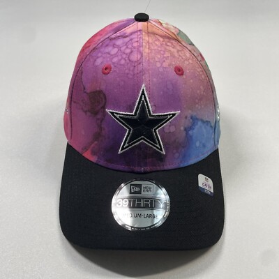 Dallas Cowboys Hat Cap Men M-L Multicolor Tie-Dye Crucial Catch
