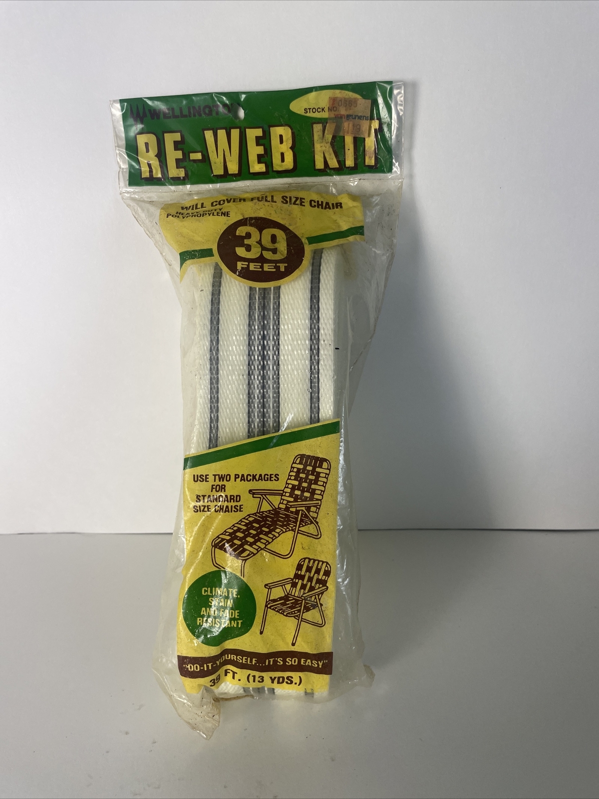 Vintage Wellington Re Kit White W/Silver like Stripes 39 Ft eBay