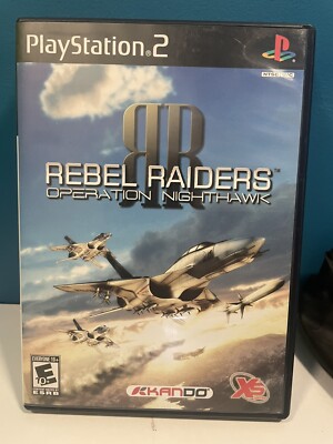 Rebel Raiders: Operation Nighthawk (Sony PlayStation 2, 2006) Tested w/ Manual