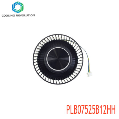 75MM PLB07525B12HH DC12V 1.2A 4Pin 2 Ball bearing Video card fan