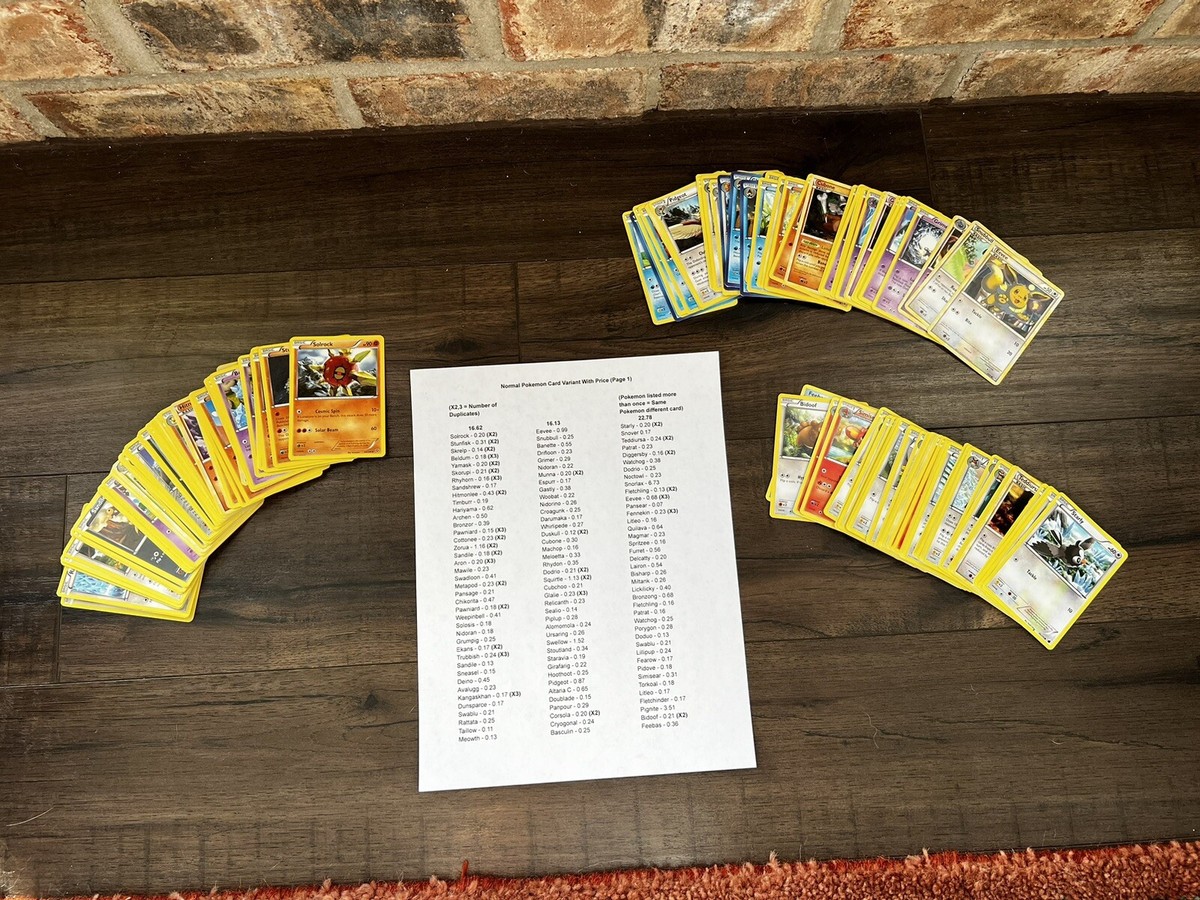 371 Pokémon Trading Cards (XY, Plasma Blast Etc.) | All In