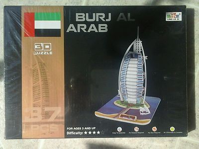 3D Puzzle Burj Al Arab Hotel, Dubai, UAE  LING LE SI