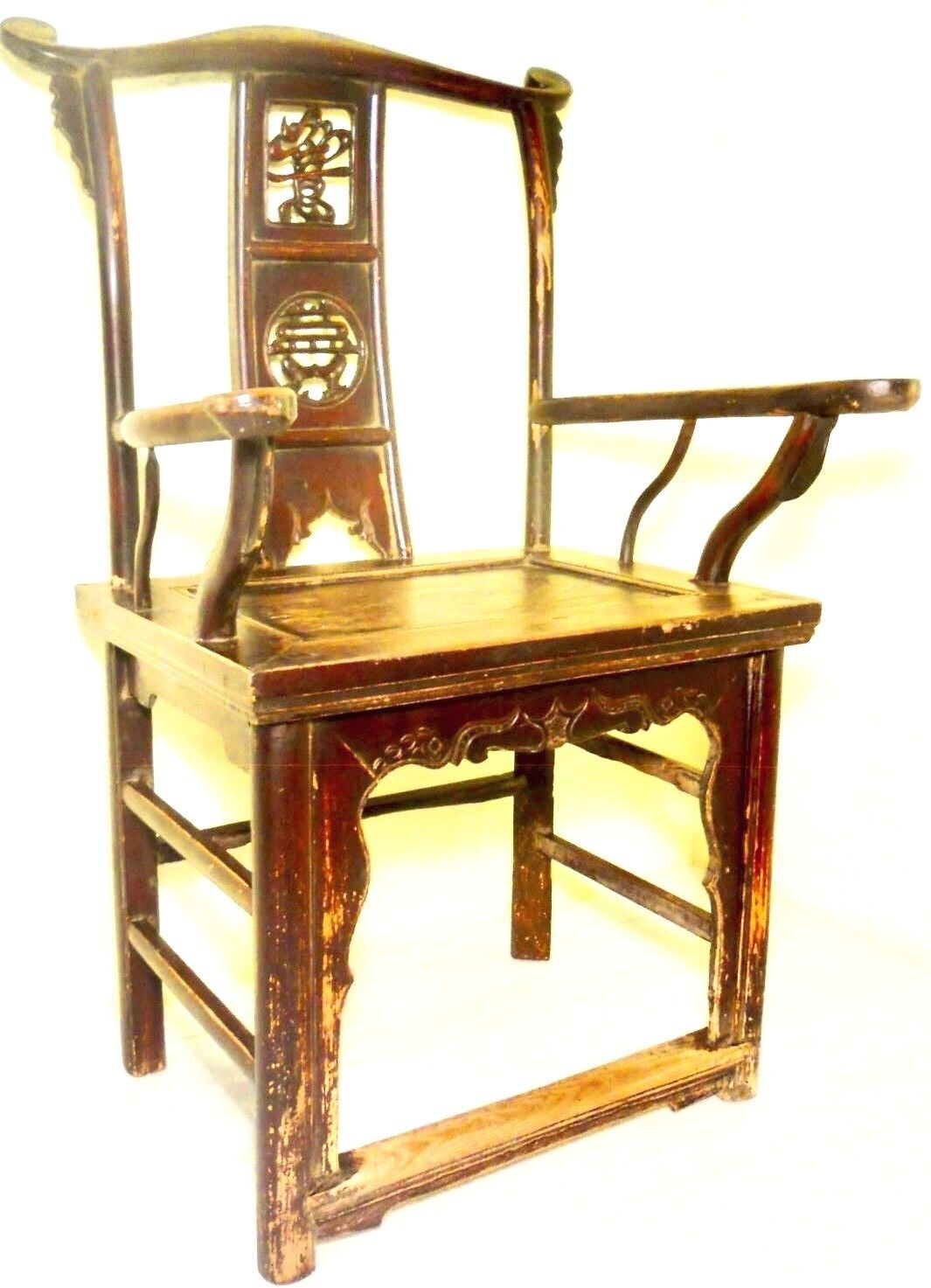 Antique Albuquerque Mall Chinese High Back Arm Chair 2755 Super special price Circa 1800-1849
