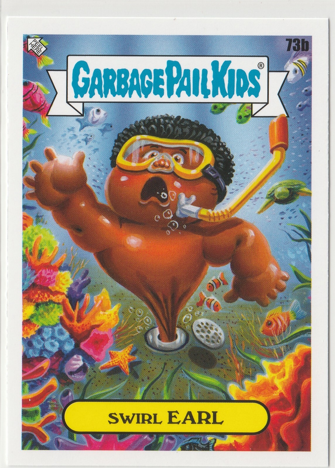 Swirl Earl 73b Garbage Pail Kids GPK 2021 Vacation Series Card