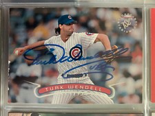 Turk Wendell autographed TSC baseball card