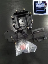 Black HEI Distributor Cap & Coil Cover & Rotor Kit and 65,000 Volt Coil GM CHEVY