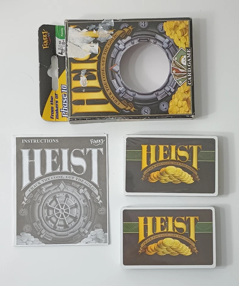 Heist Card Game Fundex New Open Box Cards Sealed 2008 - Image 4 of 4