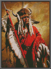 Native American Indian Counted Cross Stitch CHART No. 21-149