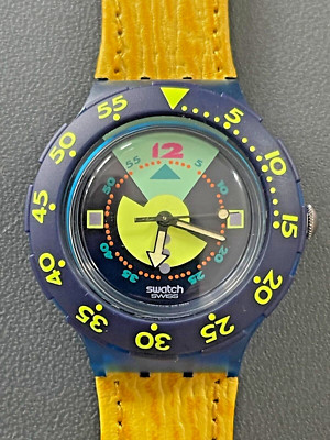 SWATCH UHR SDN102 ''DIVINE'' SCUBA 1992 ORIGINAL