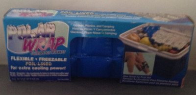 NEW Lifoam Polar Wrap Ice Blanket Reusable Size 15'' x 9.5'' USA Camping First-aid