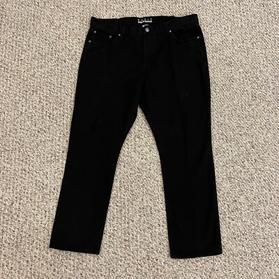 Basic Editions Jeans Mens Black Denim W40 L30 | eBay