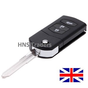 New 3 Button For Mazda 2 3 5 6 Rx8 Mx5 Flip Remote Key Fob Case With Blade A71 Ebay
