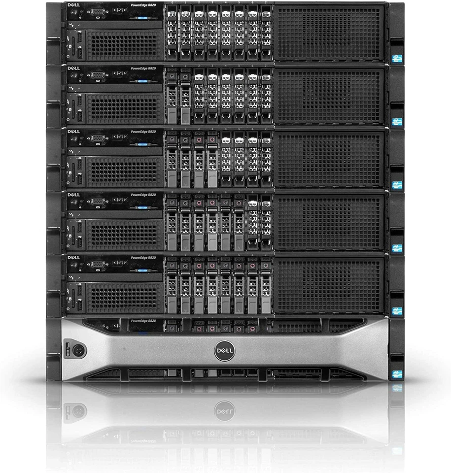 Dell Poweredge R820 4x E5-4650v2 2.40GHz 40-Core 128GB DDR3 8xCADDY 2.5" INCLUDE - Image 3 of 4