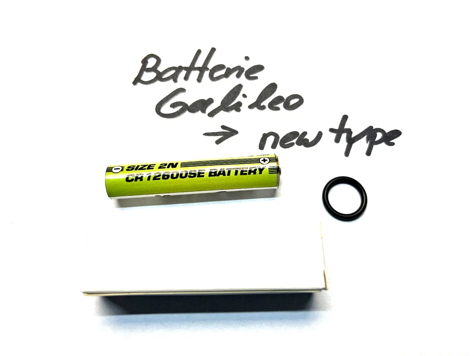 Batterie + O-Ring für Scubapro Galileo Luna, Sol, New Type FDK CR12600SE