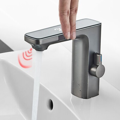 Infrarot Wasserhahn Bad mit Sensor Automatik Berührungsloser Waschtischarmatur