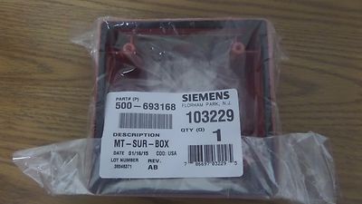 SIEMENS MT-SUR-BOX WEATHERPROOF BACK BO-693168 for sale online | eBay 