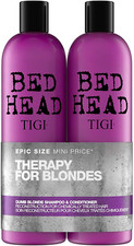 Bed Head by TIGI Dumb Blonde Shampoo and Conditioner for Blonde Hair, 2x750 ml 11.30 per litre