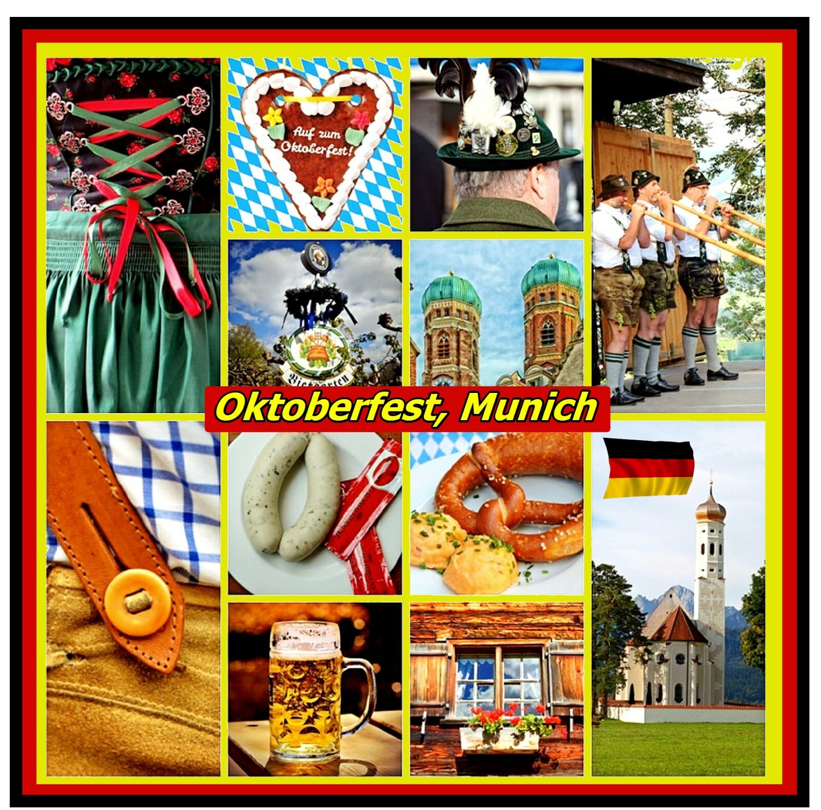 Oktoberfest Munich Germania - Novità Souvenir Sottobicchieri - Viste Nuovo